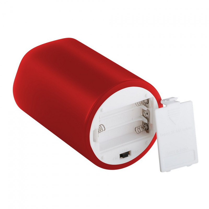 Goobay woskowe świece LED, 10 cm, czerwone