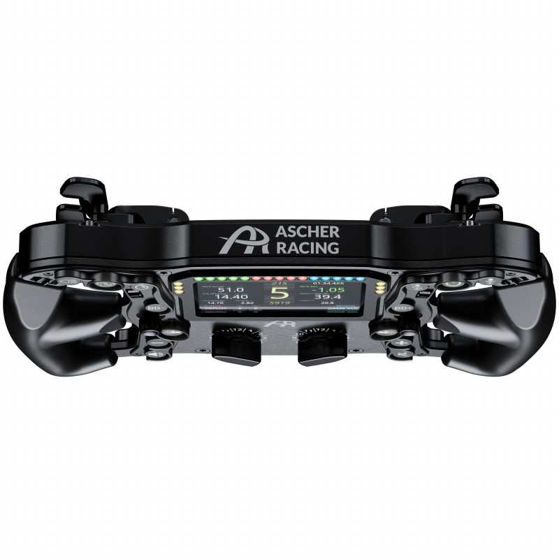 Ascher Racing Ultimate Black Edition kierownica do symulatora wyścigowego