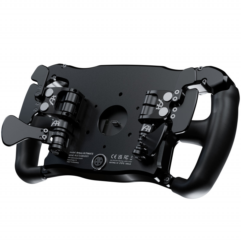 Ascher Racing Ultimate Black Edition kierownica do symulatora wyścigowego