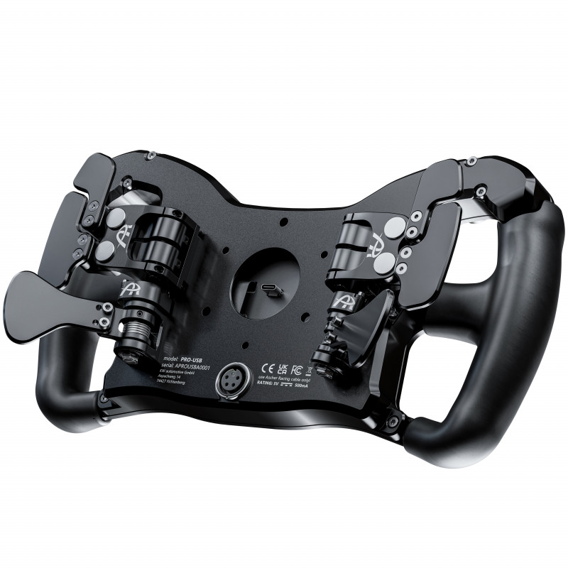 Ascher Racing Pro-USB Black Edition kierownica do symulatora wyścigowego