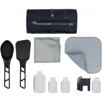 Sea To Summit Camp Kitchen Tool Kit z butelkami, 10 elementów