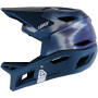Kask rowerowy pełnotwarzowy Leatt MTB Gravity 4.0 V26, Galaxy Blue, M