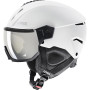 Kask narciarski UVEX Instinct Visor, czarny/biały, 53-55 cm (56/6/260/50)