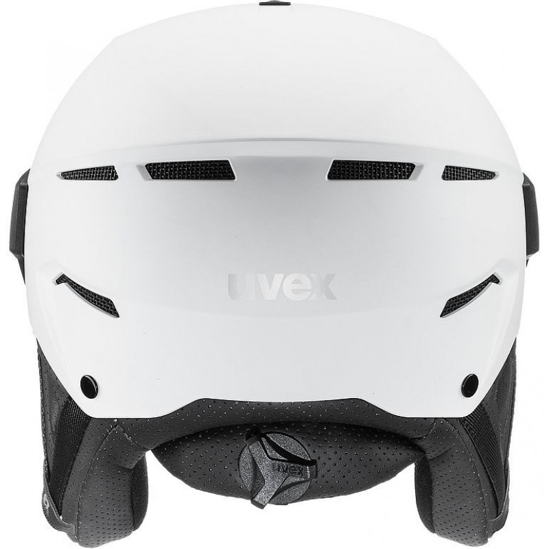 Kask narciarski UVEX Instinct Visor, czarny/biały, 53-55 cm (56/6/260/50)