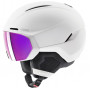 Kask narciarski UVEX Horizon CV, biały, 55-59 cm (56/6/341/11)