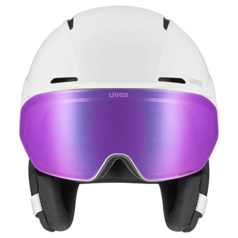 Kask narciarski UVEX Horizon CV, biały, 55-59 cm (56/6/341/11)