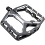Pedały rowerowe Leatt AllMtn 6.0 Flat, wąska platforma 114x100 mm, czarne