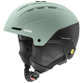 UVEX Stance MIPS Kask narciarski 54-58, Czarny/Zielony
