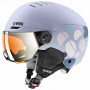 Kask narciarski dziecięcy UVEX Rocket jr. Visor 54-58, lawendowy