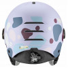 Kask narciarski dziecięcy UVEX Rocket jr. Visor 54-58, lawendowy