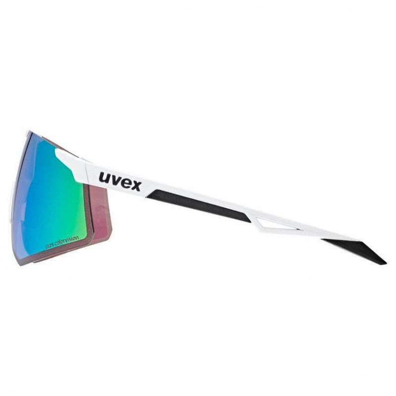 UVEX Pace Perform S CV Okulary sportowe, półoprawkowe, białe