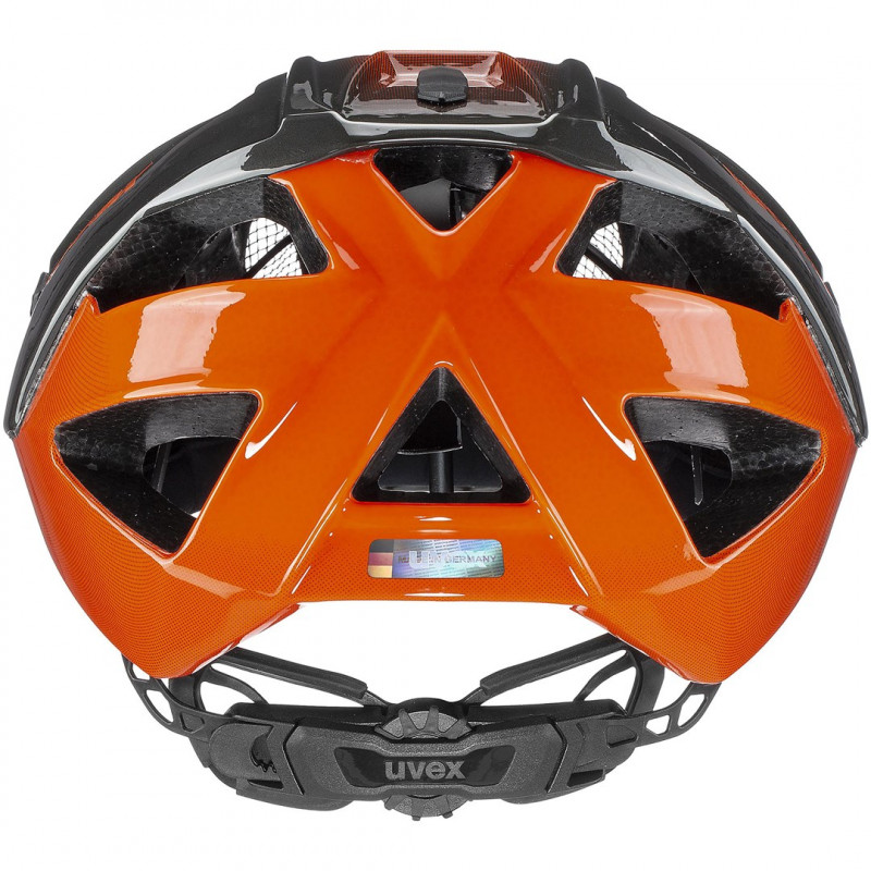 Kask rowerowy UVEX Quatro 52-57, pomarańczowo-tytanowy