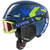 Dziecięcy kask narciarski UVEX Viti Set, niebieski, 46-50 (56/S/317/11)