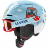 Dziecięcy kask narciarski UVEX Viti Set, niebieski, 46-50 (56/S/317/10)