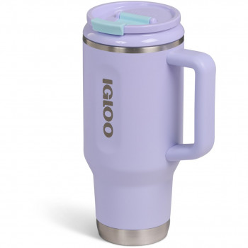 Kubek termiczny Igloo Travel Mug 32 oz (0,95 l) ze słomką, Lilac Breeze