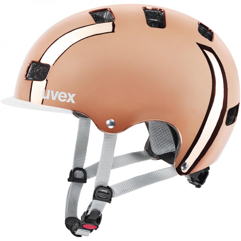 Kask rowerowy UVEX HLMT 5 Bike Pro, brązowy, 55-58