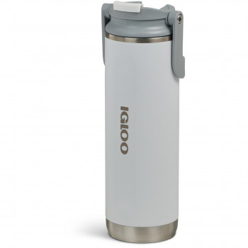 Butelka termiczna Igloo Flip'N'Sip 20 oz Jug, 0,6 l, biała