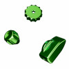 Zestaw gałek Ascher Racing Knob Kit Pro, Maniti Green