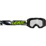 Dziecięce gogle rowerowe Leatt Vizion 2.5s, czarne/neonowe żółte