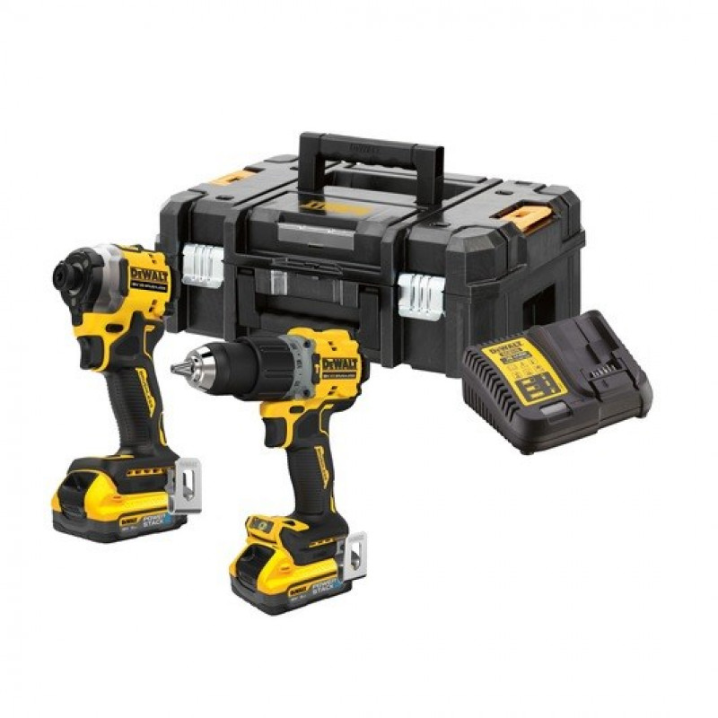 Zestaw narzędzi DeWalt DCK2050H2T-QW DCD805 + DCF850, 18 V, 2 x akumulator 5.0 Ah