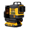 DeWalt DCLE34031D1-QW Laser krzyżowy 3x360°, zielony, 40 m, 18 V, akumulator 2 Ah, walizka TSTAK
