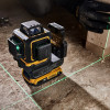 DeWalt DCLE34031D1-QW Laser krzyżowy 3x360°, zielony, 40 m, 18 V, akumulator 2 Ah, walizka TSTAK