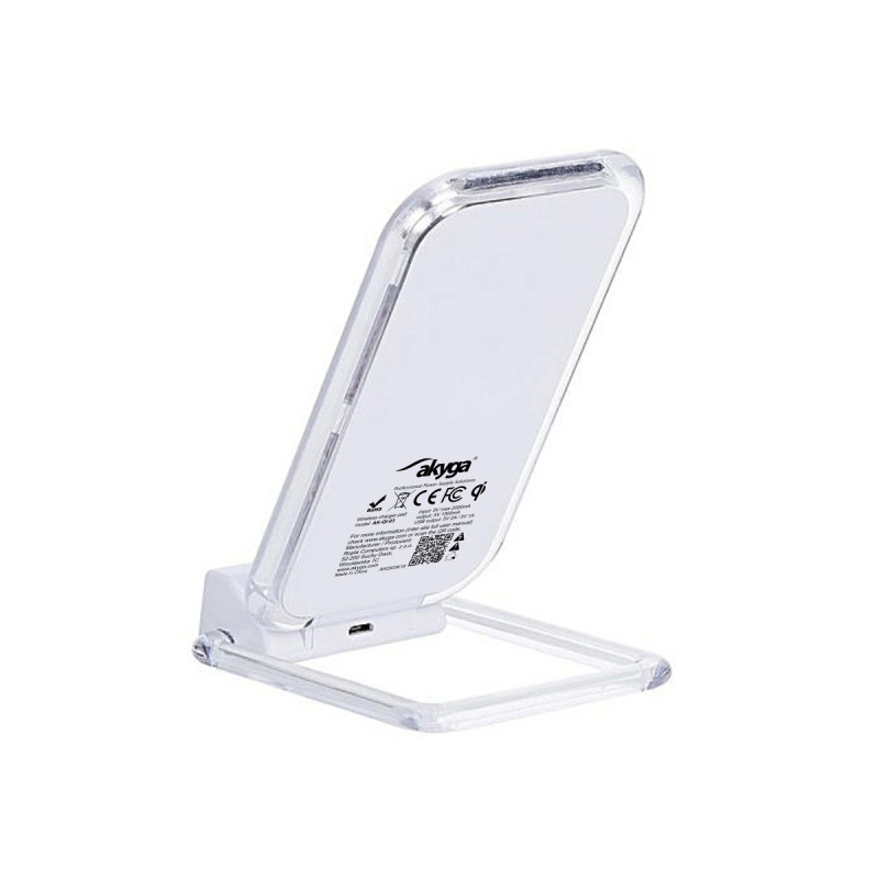 Ładowarka indukcyjna QI Akyga AK-QI-03 5V max 1.5A 2 x USB 2.0