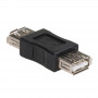 Adapter USB-A Akyga AK-AD-06 gniazdo – gniazdo, USB 2.0, czarny