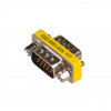 Akyga AK-AD-19 Adapter VGA D-Sub 15-pin (M) na D-Sub 15-pin (M), srebrny