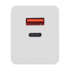Ładowarka sieciowa Akyga AK-CH-20 100W USB-C USB-A PD GaN 5-20V / 1.5-5A biała