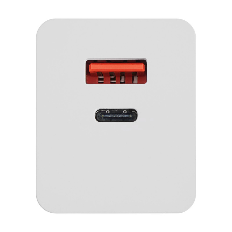 Ładowarka sieciowa Akyga AK-CH-20 100W USB-C USB-A PD GaN 5-20V / 1.5-5A biała