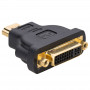 Adapter Akyga AK-AD-02 DVI-I 24+5 gniazdo – HDMI wtyk, czarny