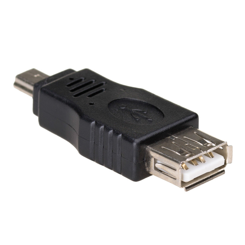 Adapter OTG Akyga AK-AD-07 USB-A gniazdo – mini USB wtyk, czarny