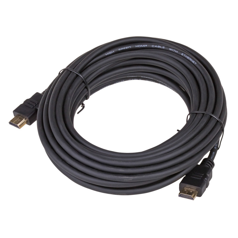 Kabel HDMI 1.4 High Speed z Ethernet Akyga AK-HD-100A, 10 m, czarny