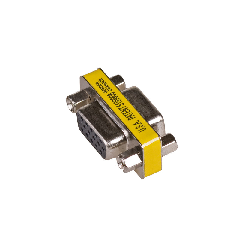 Akyga AK-AD-18 Adapter VGA D-Sub 15-pin (F) na D-Sub 15-pin (F), srebrny