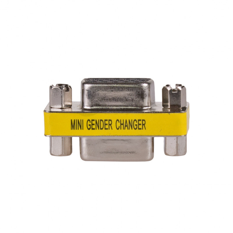 Akyga AK-AD-18 Adapter VGA D-Sub 15-pin (F) na D-Sub 15-pin (F), srebrny