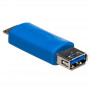 Akyga AK-AD-25 adapter OTG USB-A 3.0 (F) na Micro USB-B 3.0 (M), niebieski