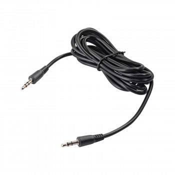 Kabel audio Akyga AK-AV-12 mini jack 3,5 mm wtyk – wtyk, 1,8 m, czarny