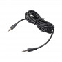 Kabel audio Akyga AK-AV-12 mini jack 3,5 mm wtyk – wtyk, 1,8 m, czarny