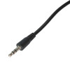 Kabel audio Akyga AK-AV-12 mini jack 3,5 mm wtyk – wtyk, 1,8 m, czarny