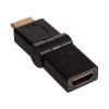 Akyga AK-AD-40 Adapter kątowy HDMI (M) do HDMI (F) 180° obrotowy, czarny