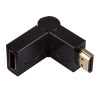 Akyga AK-AD-40 Adapter kątowy HDMI (M) do HDMI (F) 180° obrotowy, czarny