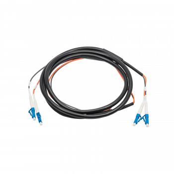 Akyga AK-FC-01 kabel światłowodowy LC do LC Duplex, 2 m, czarny