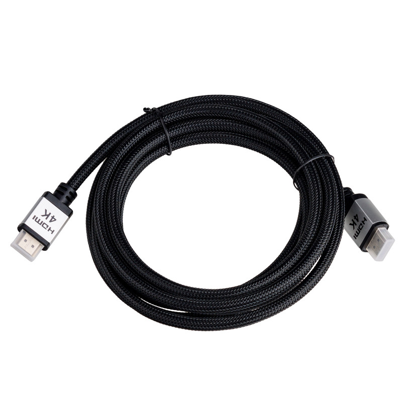 Kabel HDMI Akyga AK-HD-30P v2.0, High Speed z Ethernet, 4K, 3 m, czarny