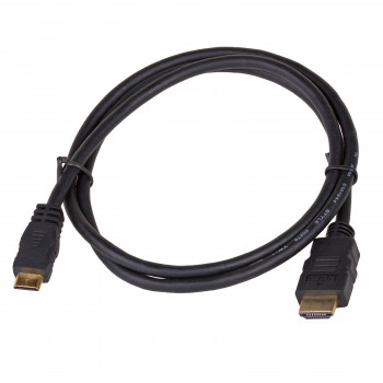 Kabel Akyga AK-HD-10M HDMI do Mini HDMI v1.4, High Speed z Ethernet, 1 m, czarny