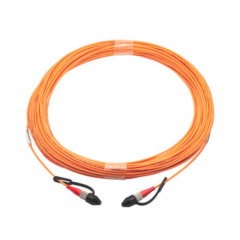 Akyga AK-FC-02 kabel światłowodowy patchcord FC do FC simplex, 30 m, pomarańczowy