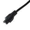 Akyga AK-NB-01A przewód zasilający do notebooka CEE 7/7 na IEC C5 (koniczynka), 3x 0,5 mm², 1,5 m, czarny