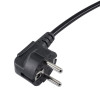 Kabel zasilający do notebooka Akyga AK-NB-01C CEE 7/7 – IEC C5, miedź 3x0,75 mm², 1,5 m, czarny