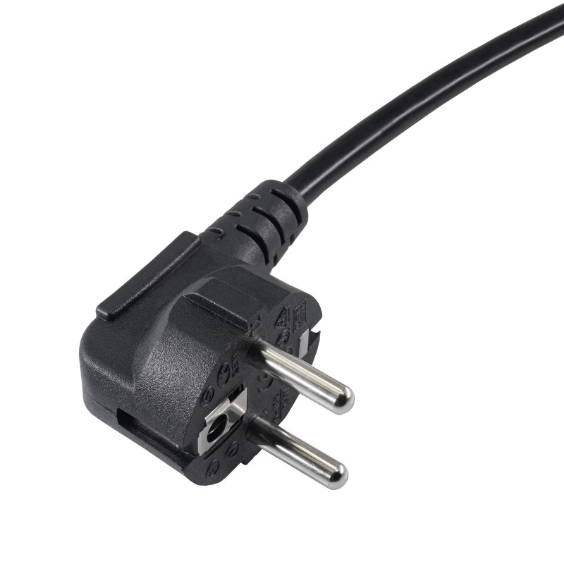 Kabel zasilający do notebooka Akyga AK-NB-01C CEE 7/7 – IEC C5, miedź 3x0,75 mm², 1,5 m, czarny