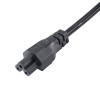 Kabel zasilający do notebooka Akyga AK-NB-01C CEE 7/7 – IEC C5, miedź 3x0,75 mm², 1,5 m, czarny